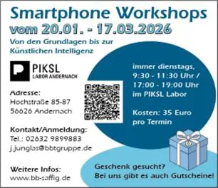 Innovatives rund um Andernach