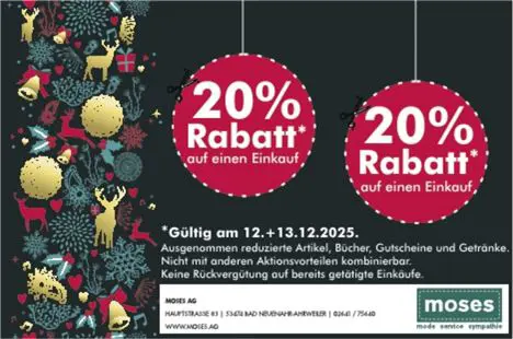 Weihnachtsshopping in Bad Neuenahr-Ahrweiler