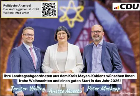 Weihnachten in der Region