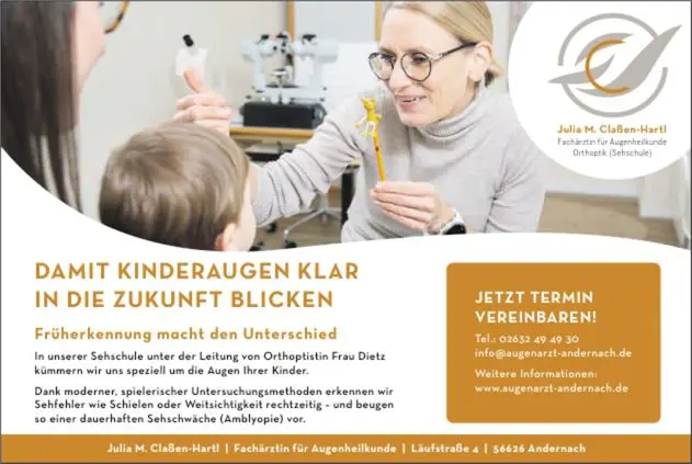 Gesundheit im Blick // Anzeige Kinder