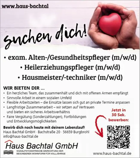 Stellenanzeige / 150 Jahre Zeitungsgeschichte