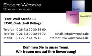 Stellenanzeige, 1. Anzeige "2+1" Aktion