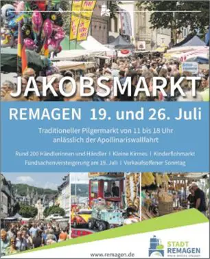Jakobsmarkt Remagen 2026