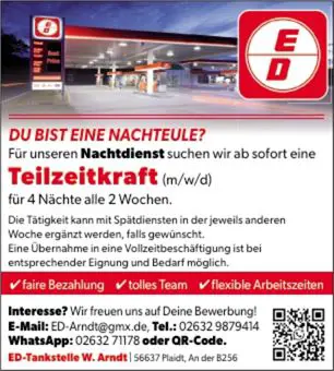 Stellenanzeige