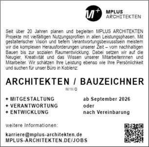 Architekten; Bauzeichner