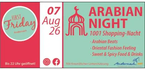 First Friday Anzeige Juli