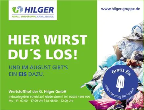 Wertstoffhof / Eis-Aktion