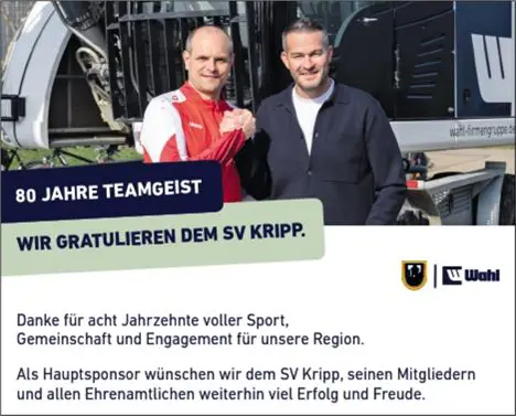 80 Jahre Sportverein 1946 Kripp e. V.