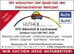 Heimersheimer Weinzeit, 14. – 15.08.26