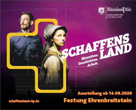 Jahreskampagne 2. Anzeige Ausstellung Schaffensland 