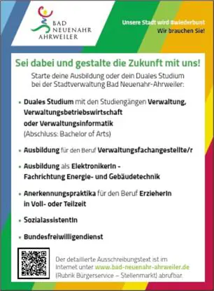 Stellenausschreibung Azubis