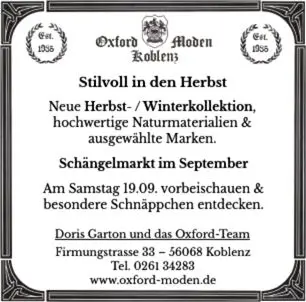 Zukunft trifft Tradition KW 34