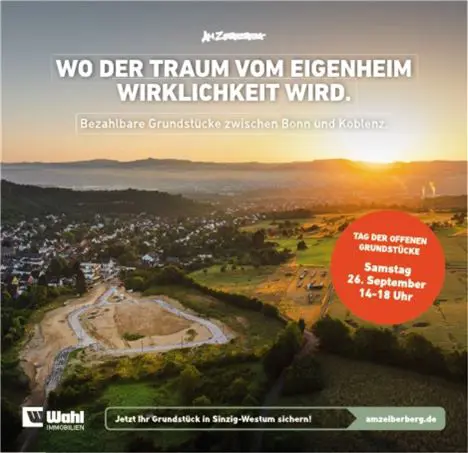 Anzeige Werbekampagne "Am Zeiberberg"