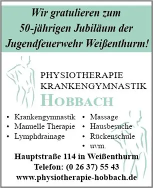 50 Jahre Jugendfeuerwehr Weißenthurm 