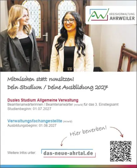 Anzeige Ausbildung 2027