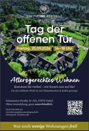 Tag der offenen Tür Rheinpark Residenz Unkel