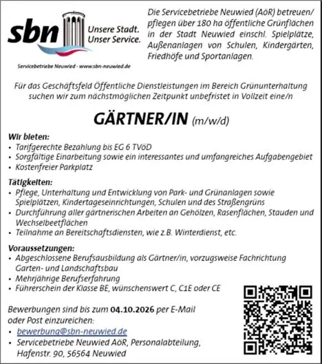 Gärtner (m/w/d)