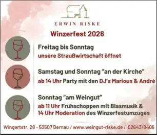 Winzerfest Dernau