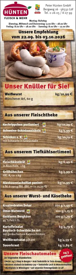 Angebotsanzeige (September)