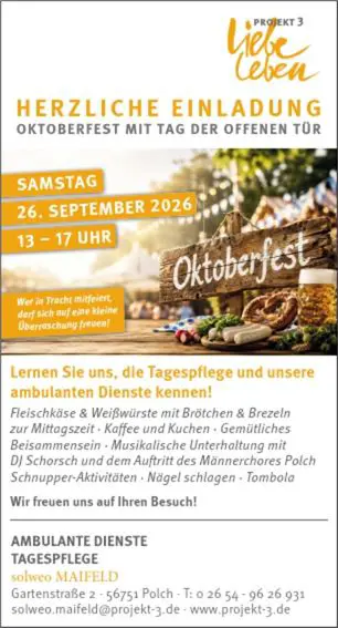 Anzeige Oktoberfest