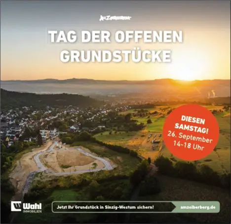 Anzeige Werbekampagne "Am Zeiberberg"