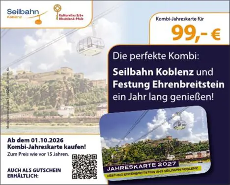 Jahreskampagne 3. Anzeige - Start Vorverkauf Jahres-Kombi-Karte 