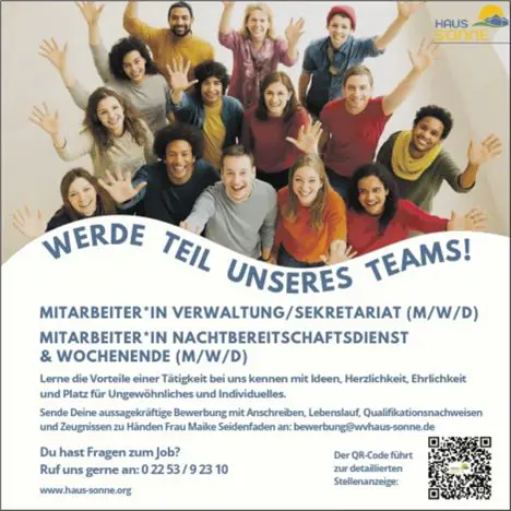 Stellenanzeige 