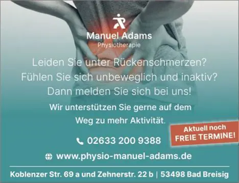Anzeige unterer Rücken