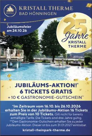Allgemeine Anzeige Jubiläum 25 Jahre