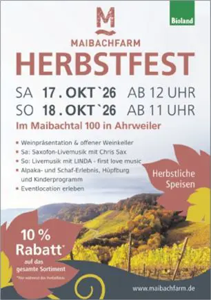 Anzeige Herbstfest 2026