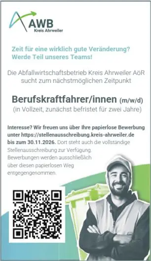 Stellenanzeige Fahrer