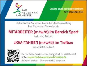 Stellenausschreibung Sport LKW-Fahrer