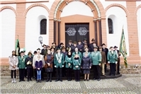  St. Hubertus Schützen feiern Patronatsfest mit Hubertusmesse und Jagdbläsern