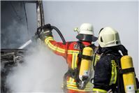 04.08.: Brennender Anhänger auf der B8 bei Herschbach 