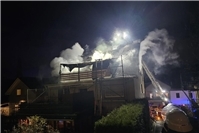 1.12.: Person aus brennendem Mehrfamilienhaus gerettet