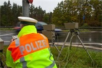 14 Geschwindigkeitsverstöße in zweieinhalb Stunden