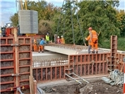 16.10.: Arbeiten an der Mühlbachbrücke - Aktueller Sachstand 