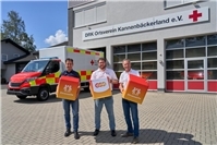 2.000 Euro aus der „evm-Ehrensache“ gehen an das Deutsche Rote Kreuz Ortsverein Kannenbäckerland