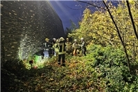 23.10.: Wanderer am Drachenfels aus Steilhang gerettet