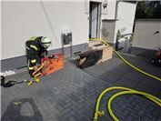 24.08.: Straßenhaus: Feuer in Kindergartennähe