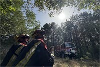 27.08.: Deutsche Einsatzkräfte unterstützen serbische Feuerwehr im Naturschutzgebiet