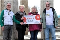 3500 Euro für
krebskranke Kinder