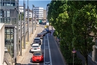 Ab 03.08: Markierung von vier Kfz-Spuren auf Berliner Platz und Oxfordstraße