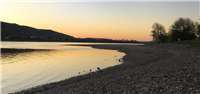 Abendstimmung am Rhein