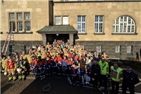 Abschlussübung simulierte Großeinsatz der Feuerwehr 