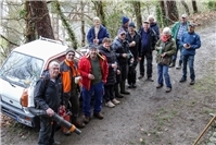 Adenauer Kreuzweg für Ostern herausgeputzt