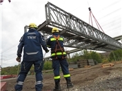 Ahrtal: THW zerlegte die Behelfsbrücke in Heppingen
