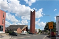 Als Erinnerung ein Ziegelstein vom Turm