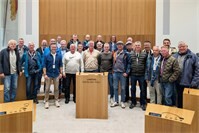 Alte Herren des FV Rheinbrohl besuchen den Landtag in Mainz