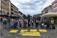 Amnesty-Mahnwache in Neuwied gegen Folter und Menschenrechtsverletzungen im Iran